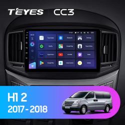 Штатная магнитола Teyes CC3 для Hyundai H1 2 2017-2018 на Android 10