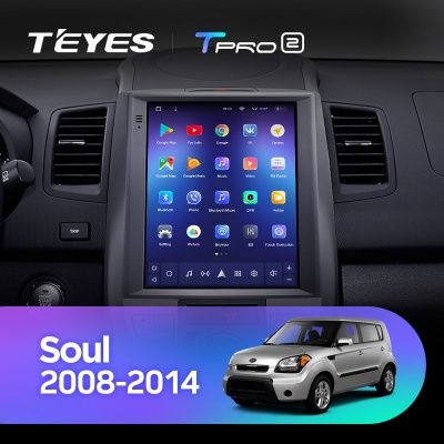 Штатная магнитола Teyes TPRO2 для Kia Soul 1 AM 2008-2014 на Android 10