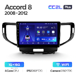 Штатная магнитола Teyes CC2L PLUS для Honda Accord 8 2008-2012 на Android 8.1 WiFi 1Gb + 16Gb