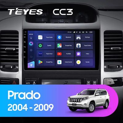 Штатная магнитола Teyes CC3 для Toyota Land Cruiser Prado 3 J120 2004-2009 на Android 10